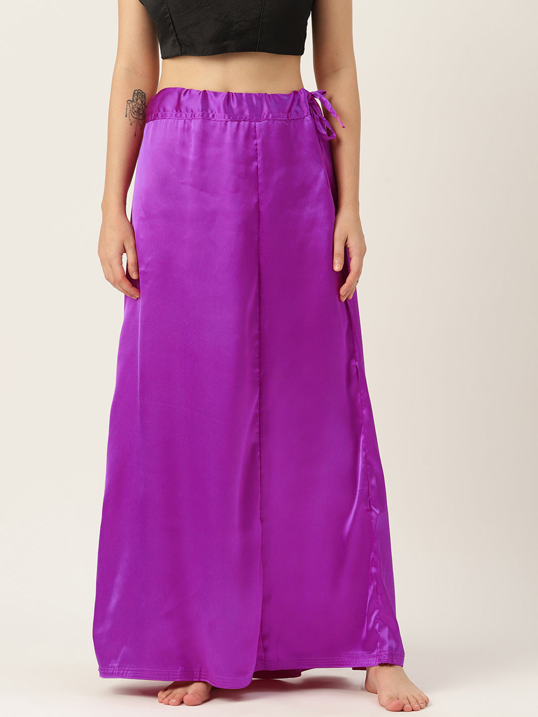 Women Saree Petticoat / Flared Shaper - Purple