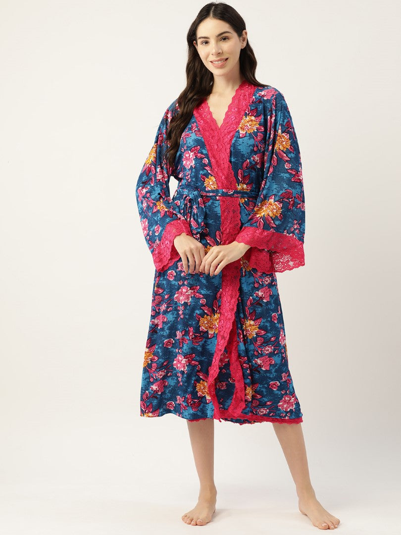 Floral Print Nightwear/nighty