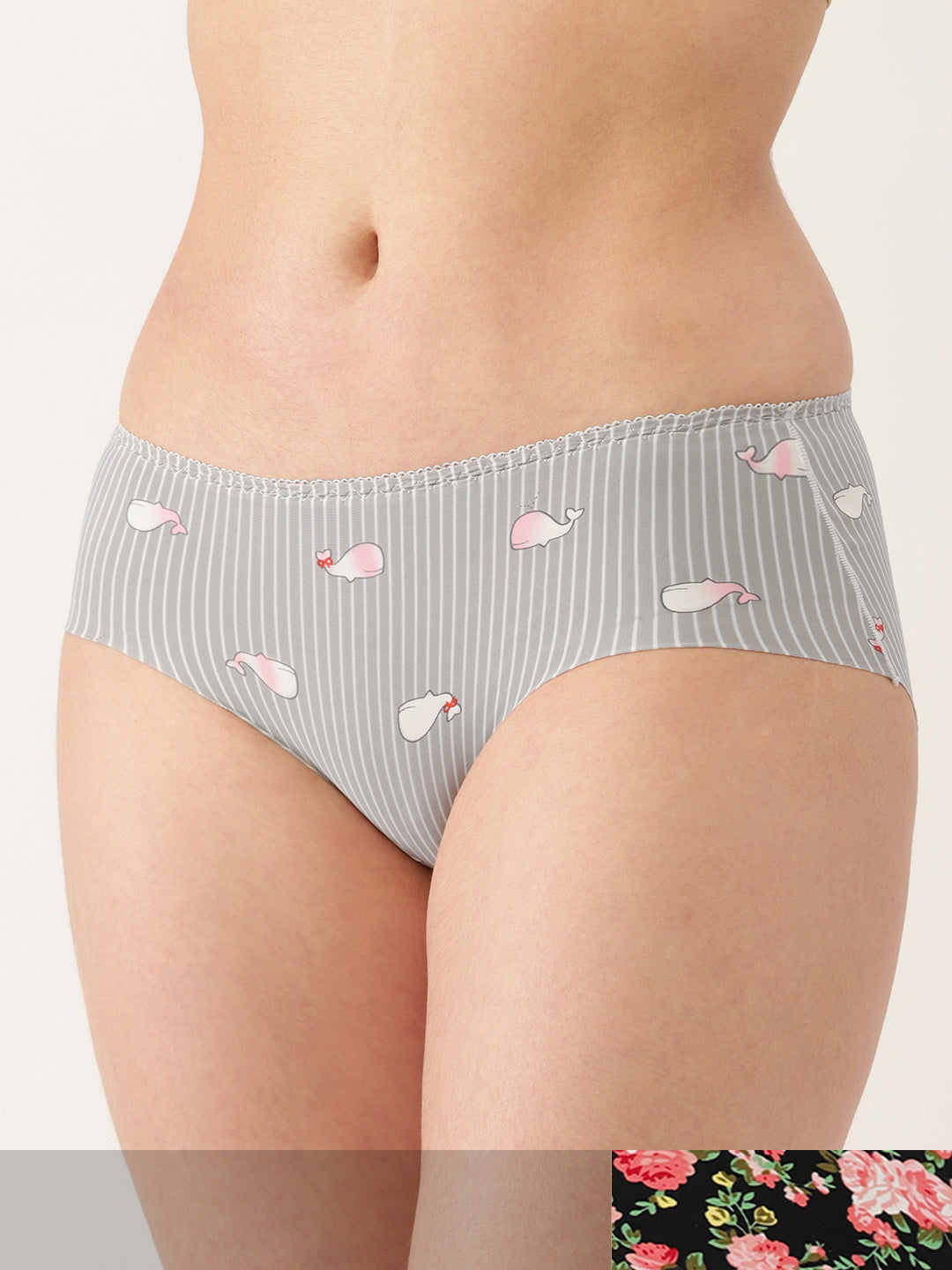 Seamless Printed Hipster Briefs