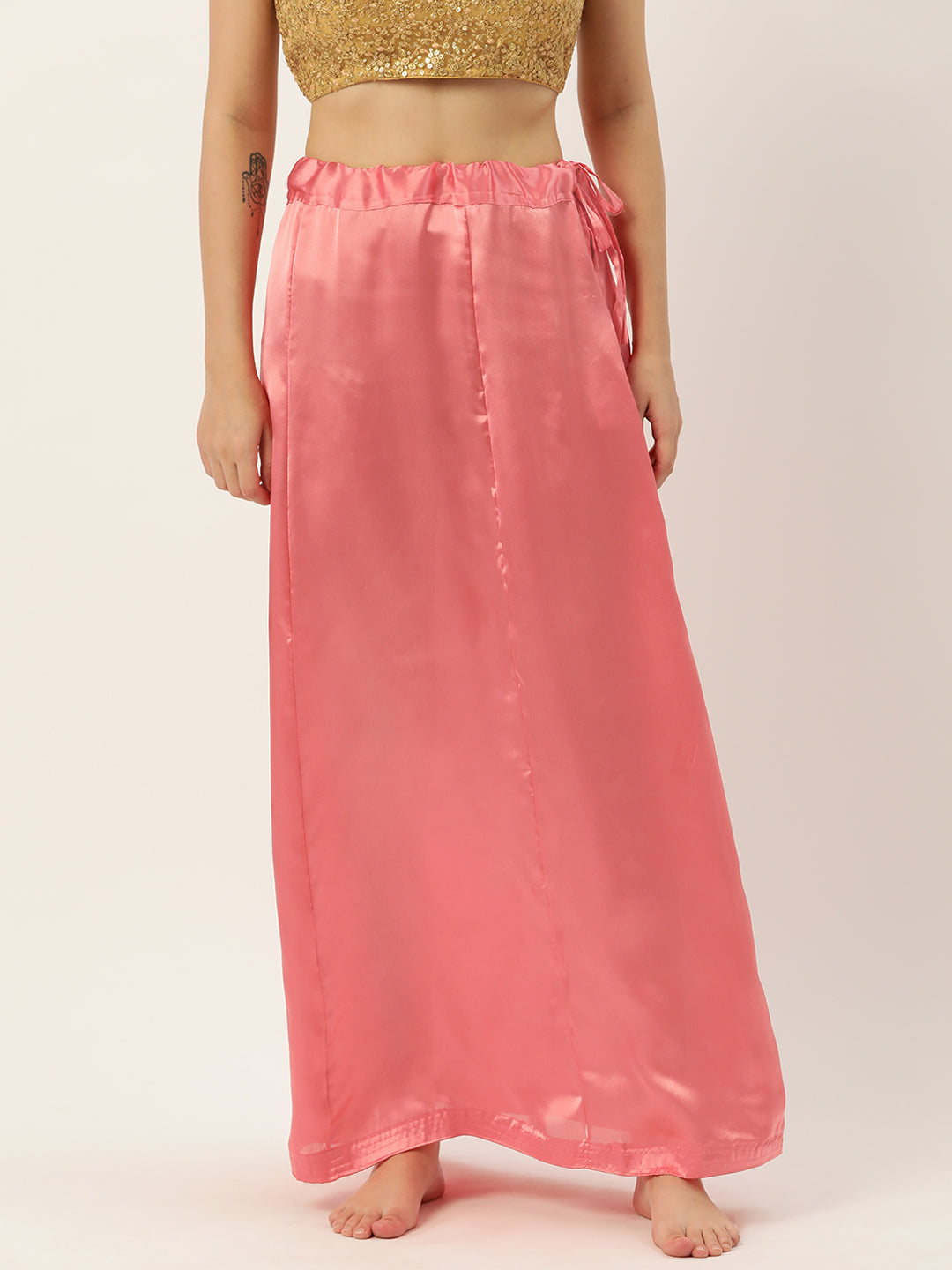 Women Saree Petticoat / Flared Shaper - Coral
