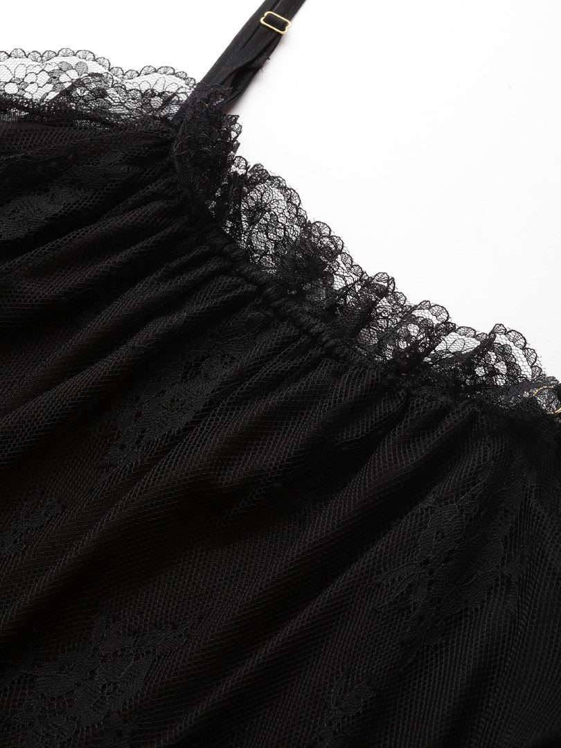 Black babydoll with Full Lace