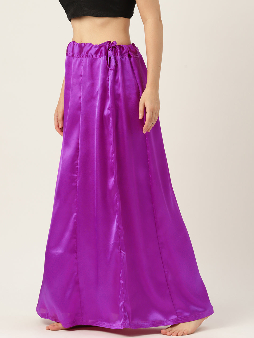 Women Saree Petticoat / Flared Shaper - Purple
