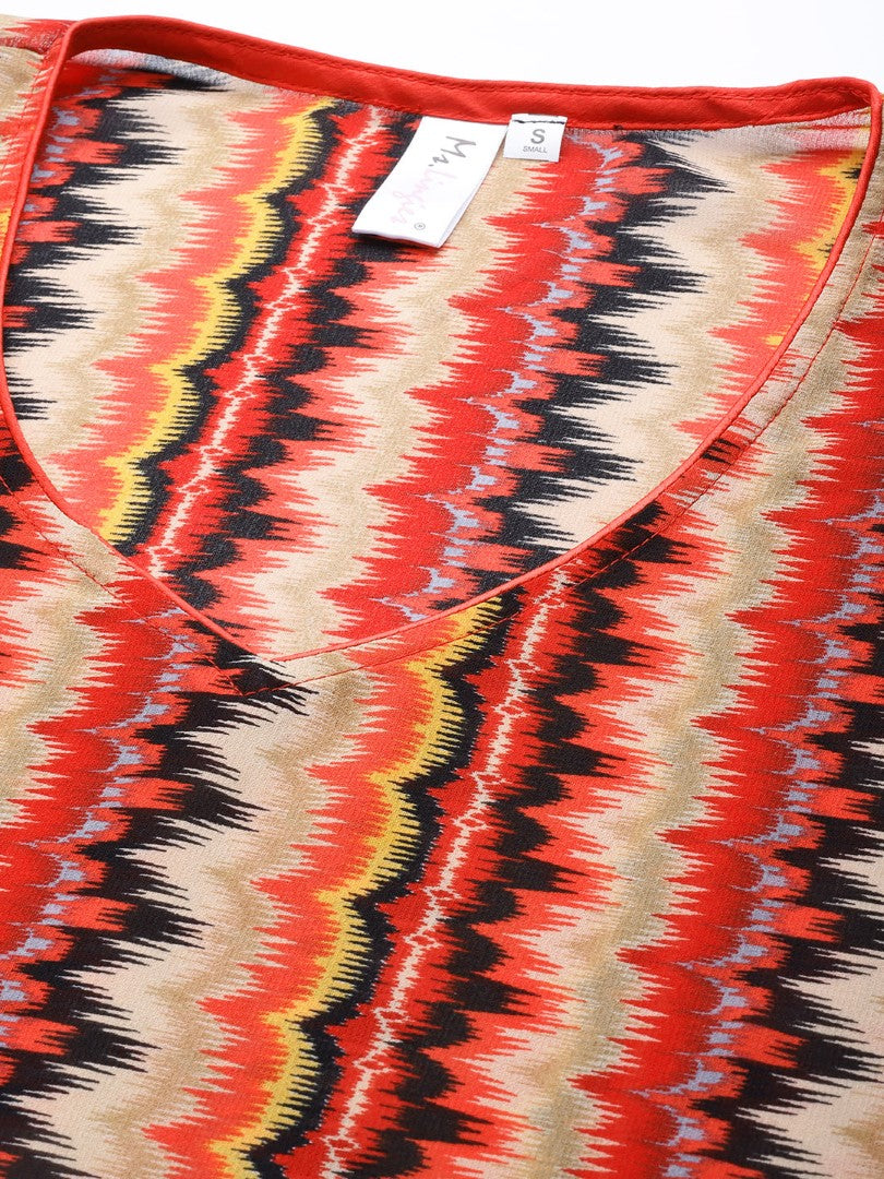 Printed Kaftan Nighty/Nightwear