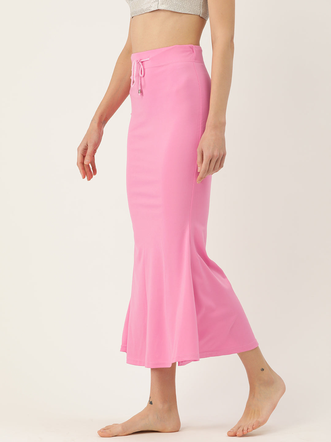 Women Saree Shapewear - Pink