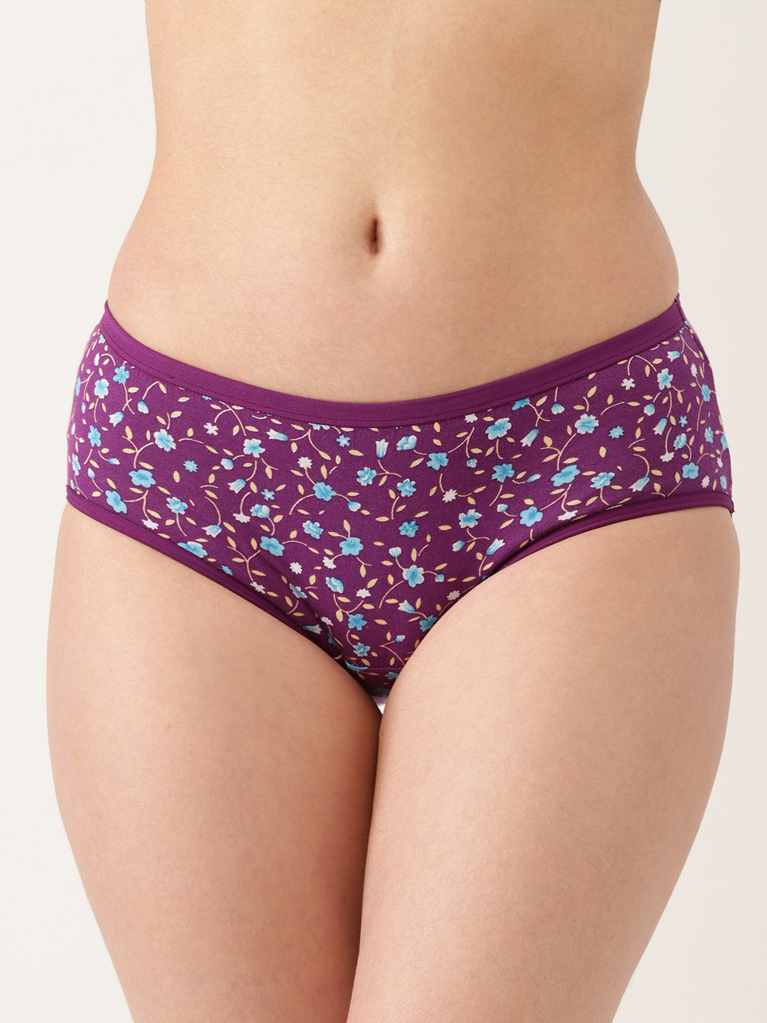 Floral Printed Hipster Briefs
