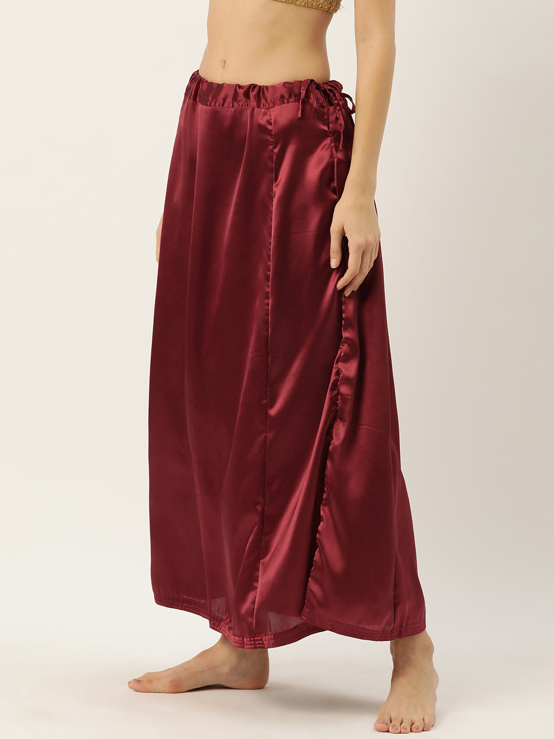 Women Saree Petticoat / Flared Shaper - Maroon
