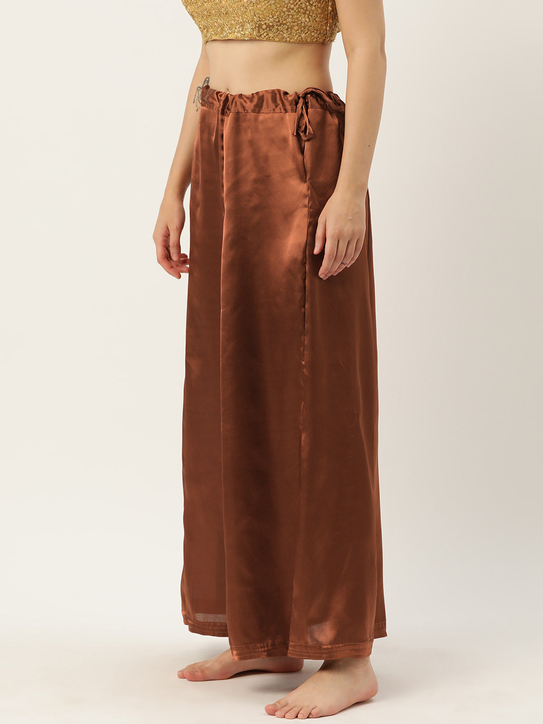 Women Saree Petticoat / Flared Shaper - Copper