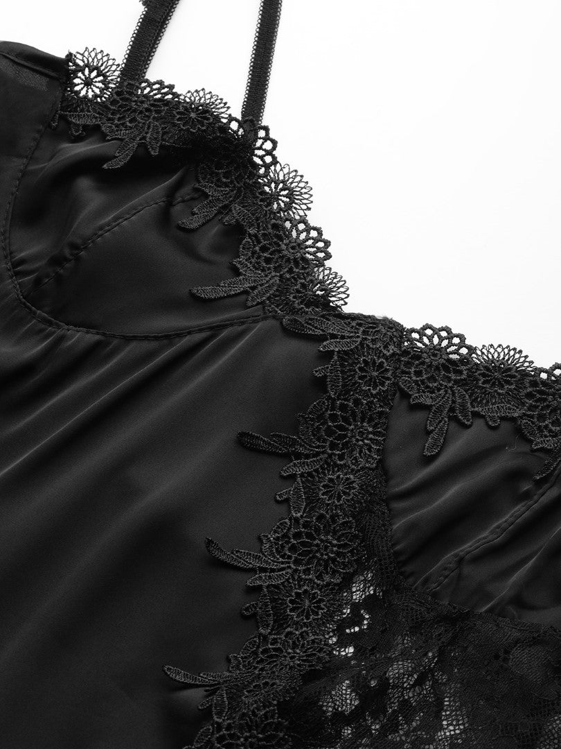 Black babydoll with Lace