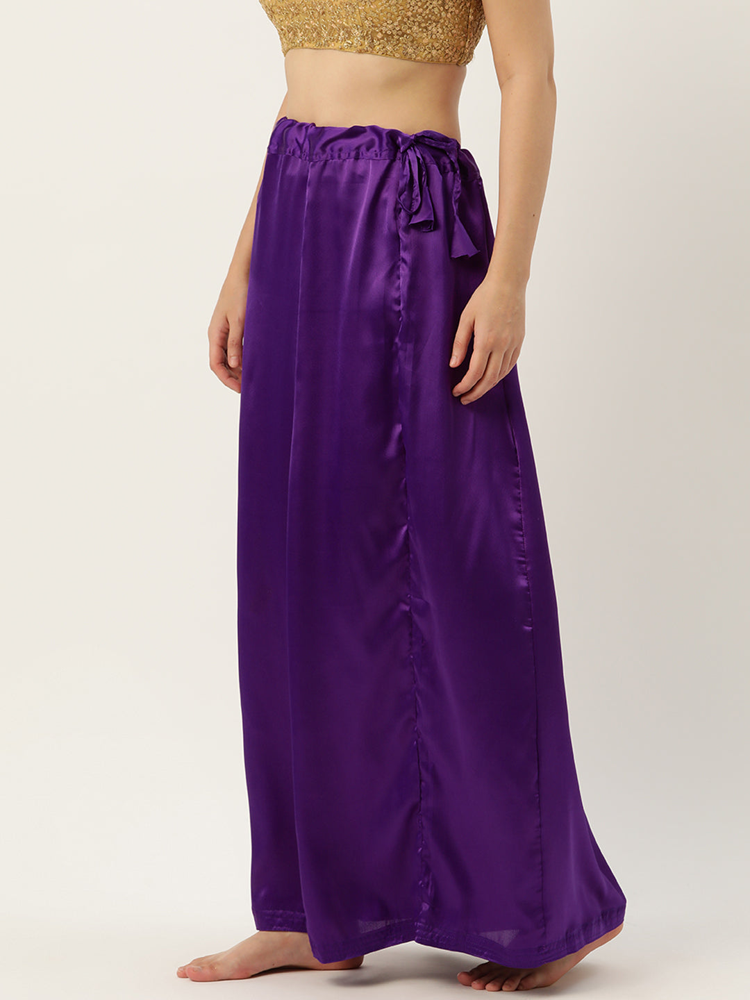 Women Saree Petticoat / Flared Shaper - Violet