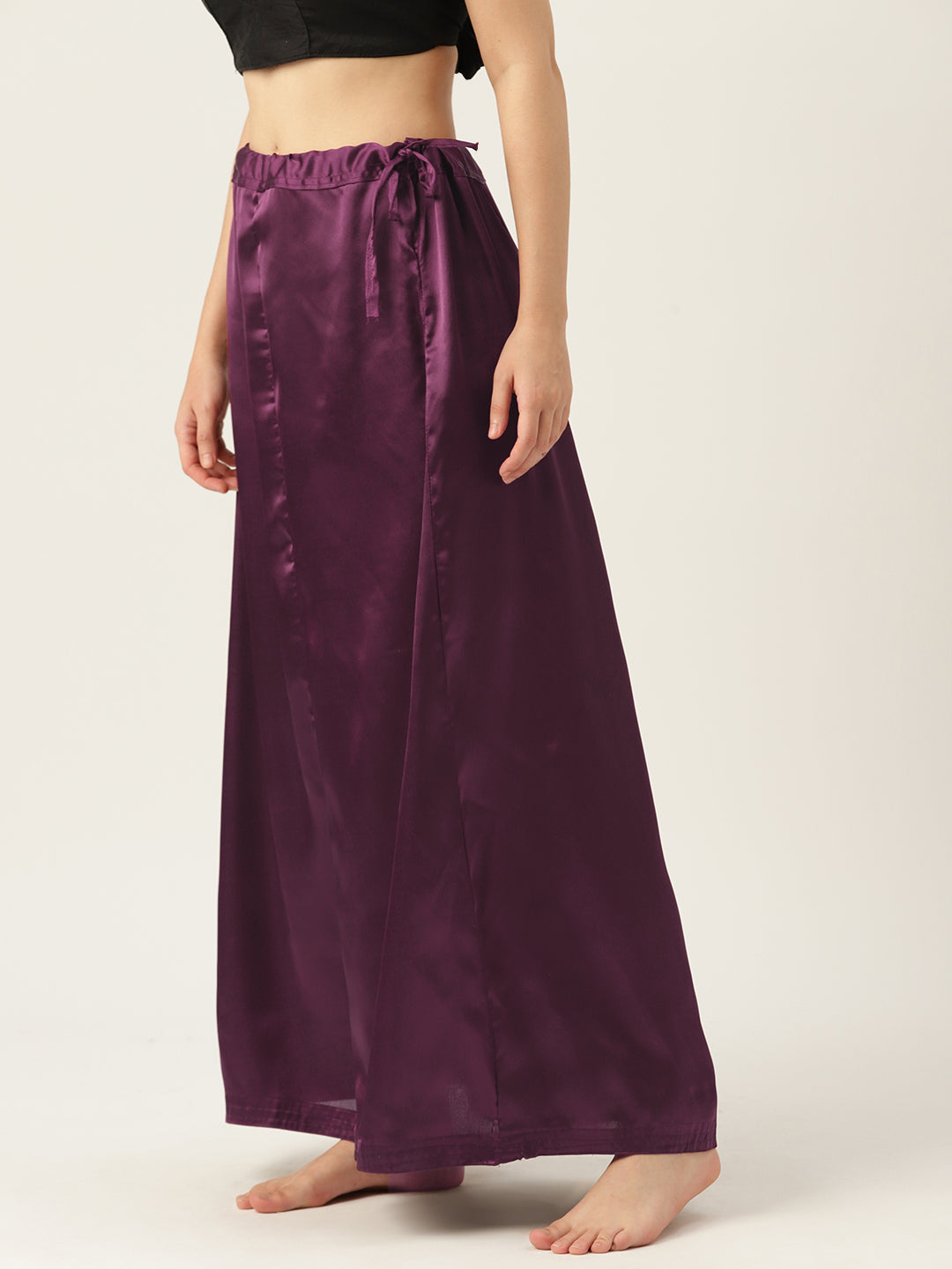 Women Saree Petticoat / Flared Shaper - Wine
