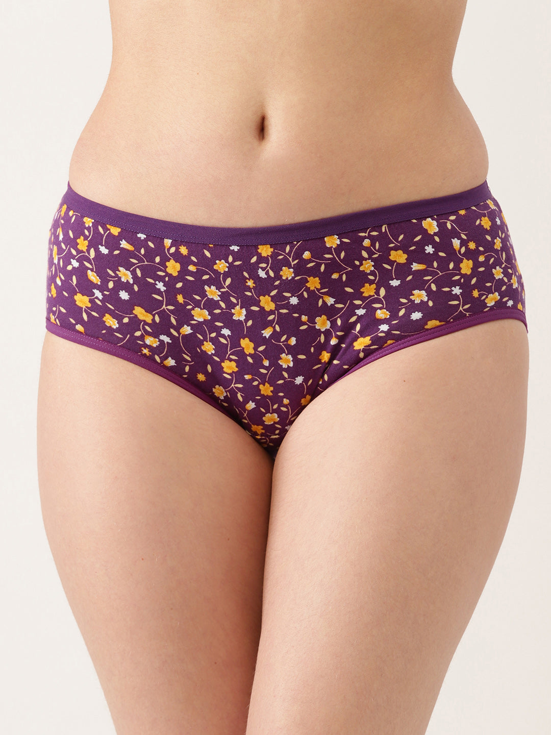 Floral Printed Hipster Briefs