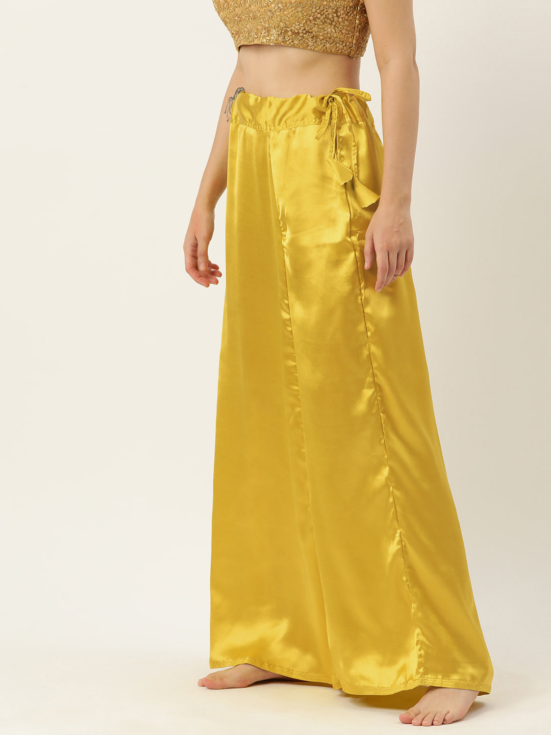 Women Saree Petticoat / Flared Shaper - Maize