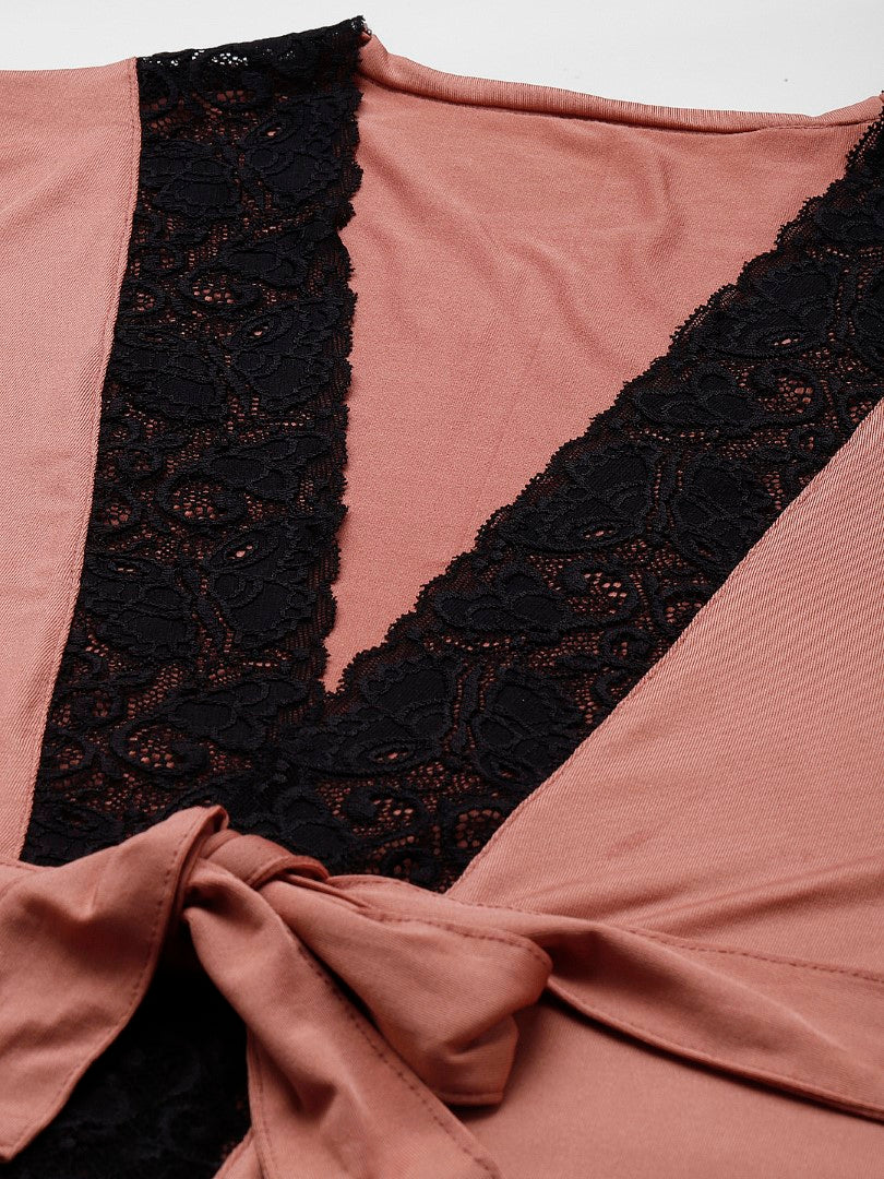Peach Nightwear/nighty