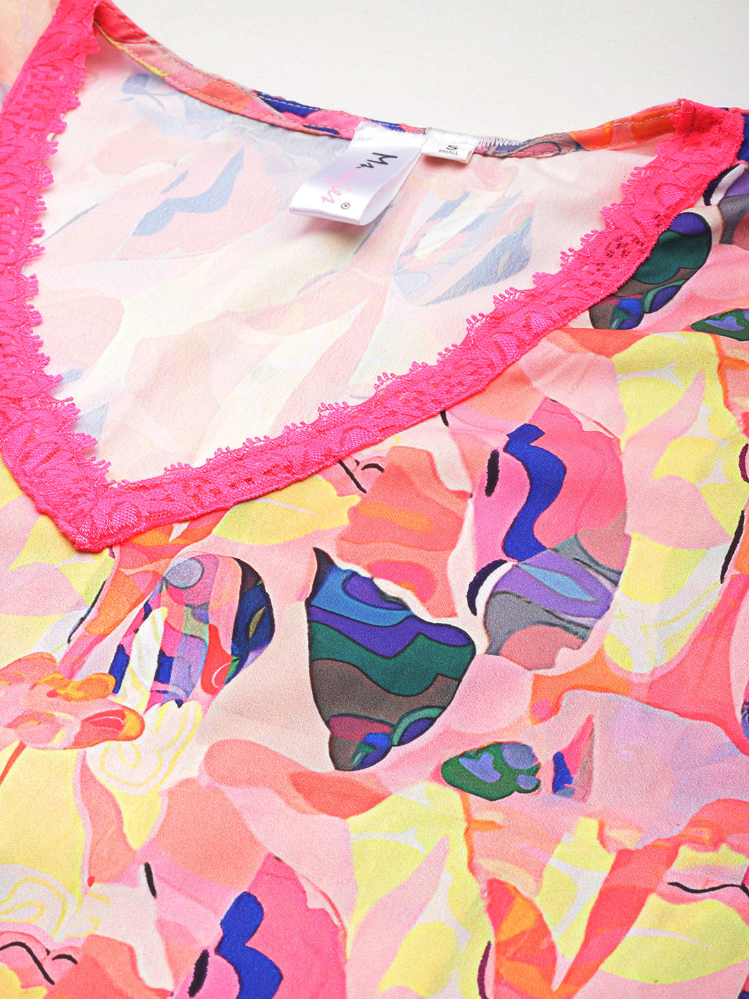 Ms.Lingies Printed Kaftan Babydoll Nighty/Nightwear