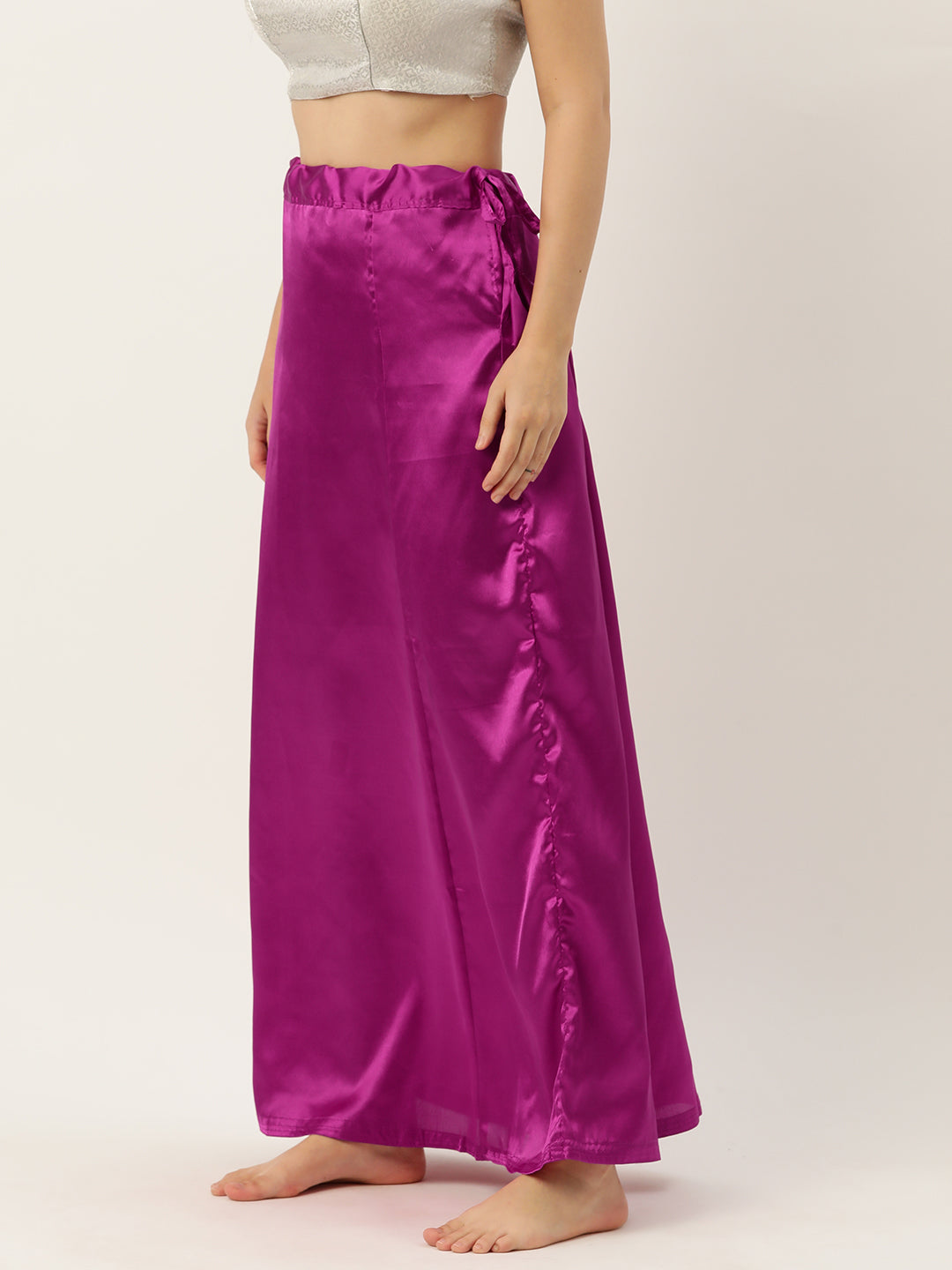 Women Saree Petticoat / Flared Shaper - Rani Pink