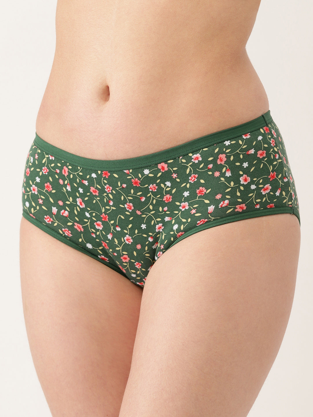 Floral Printed Hipster Briefs