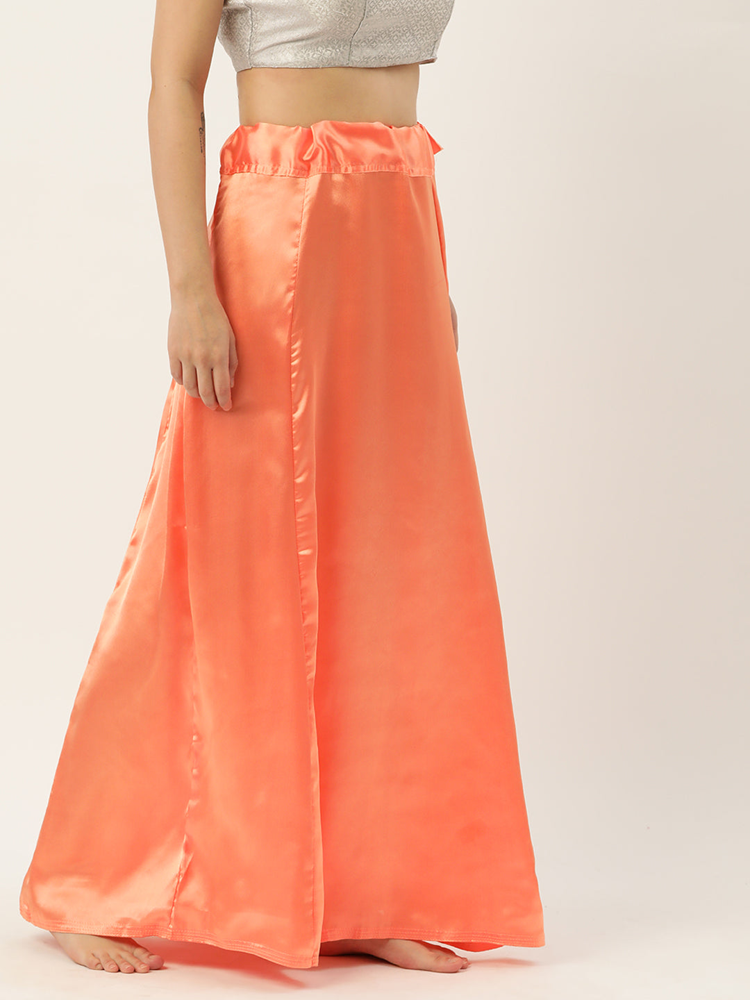 Women Saree Petticoat / Flared Shaper - Peach