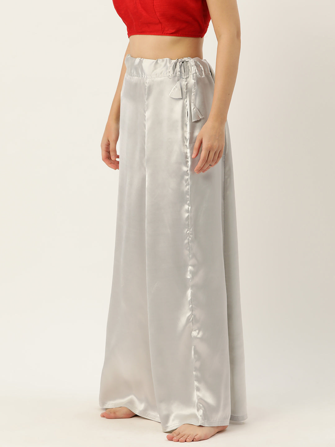 Women Saree Petticoat / Flared Shaper - Grey