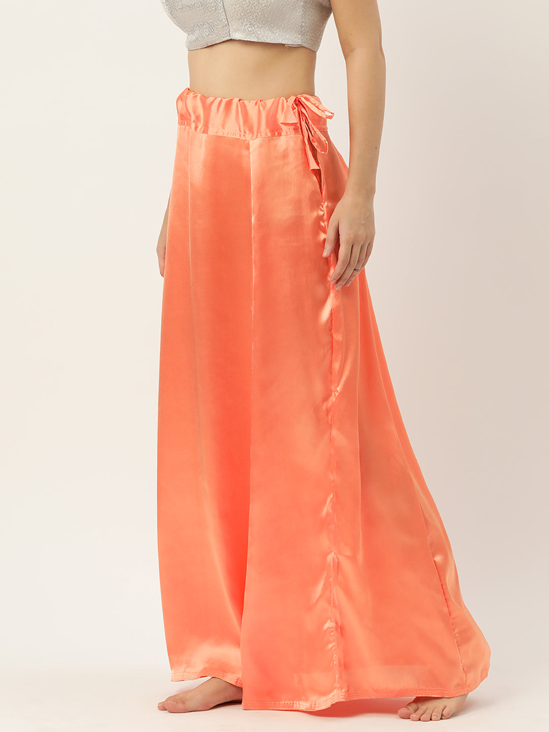 Women Saree Petticoat / Flared Shaper - Peach