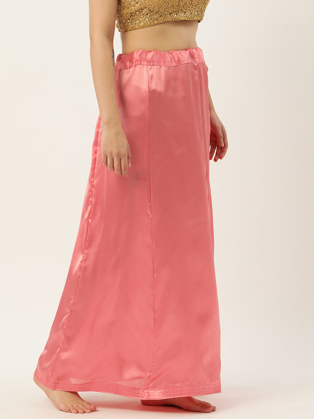 Women Saree Petticoat / Flared Shaper - Coral