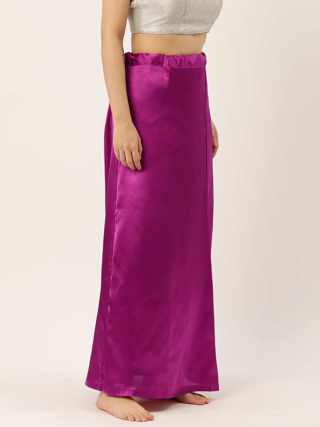 Women Saree Petticoat / Flared Shaper - Rani Pink