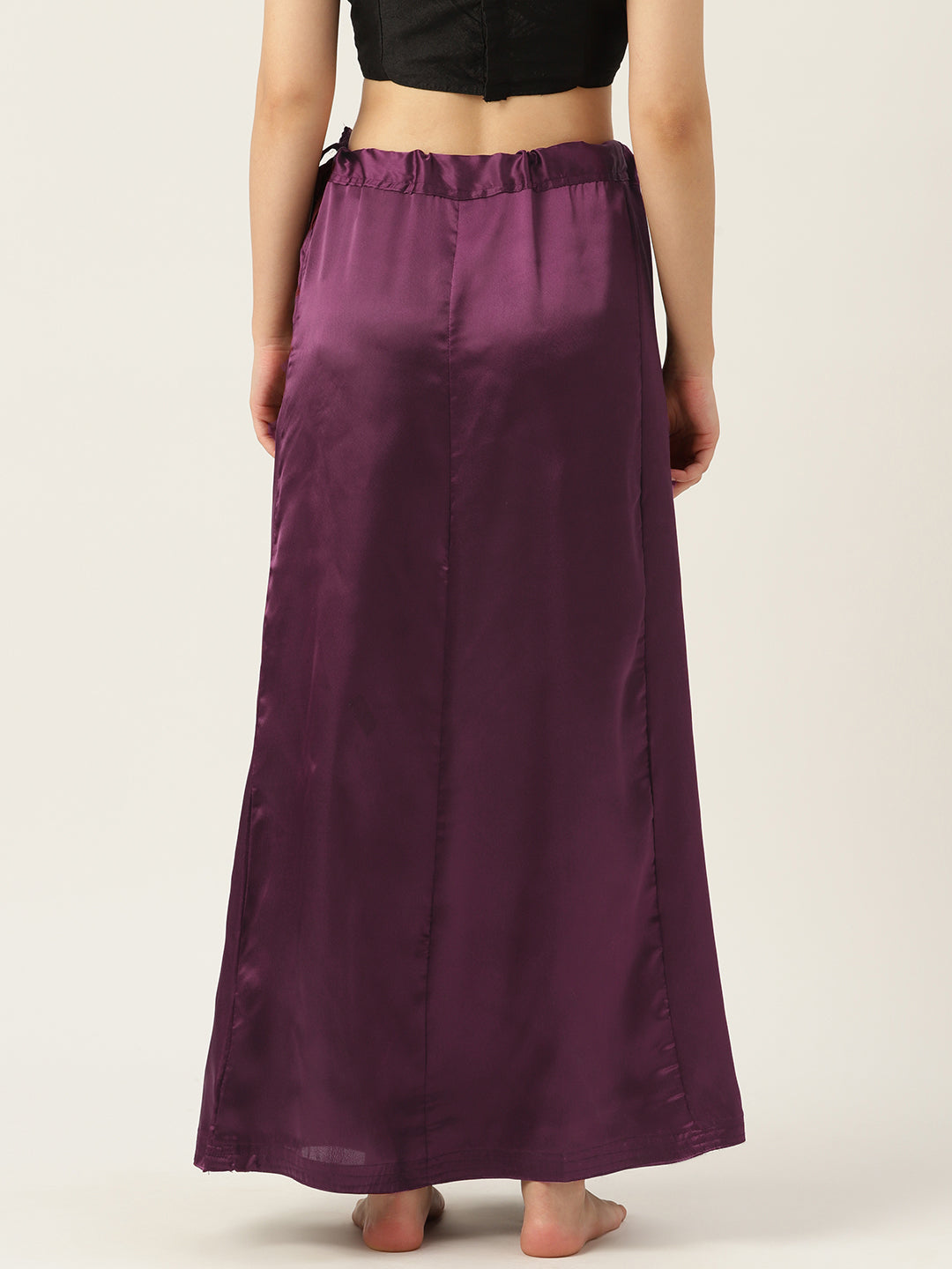 Women Saree Petticoat / Flared Shaper - Wine