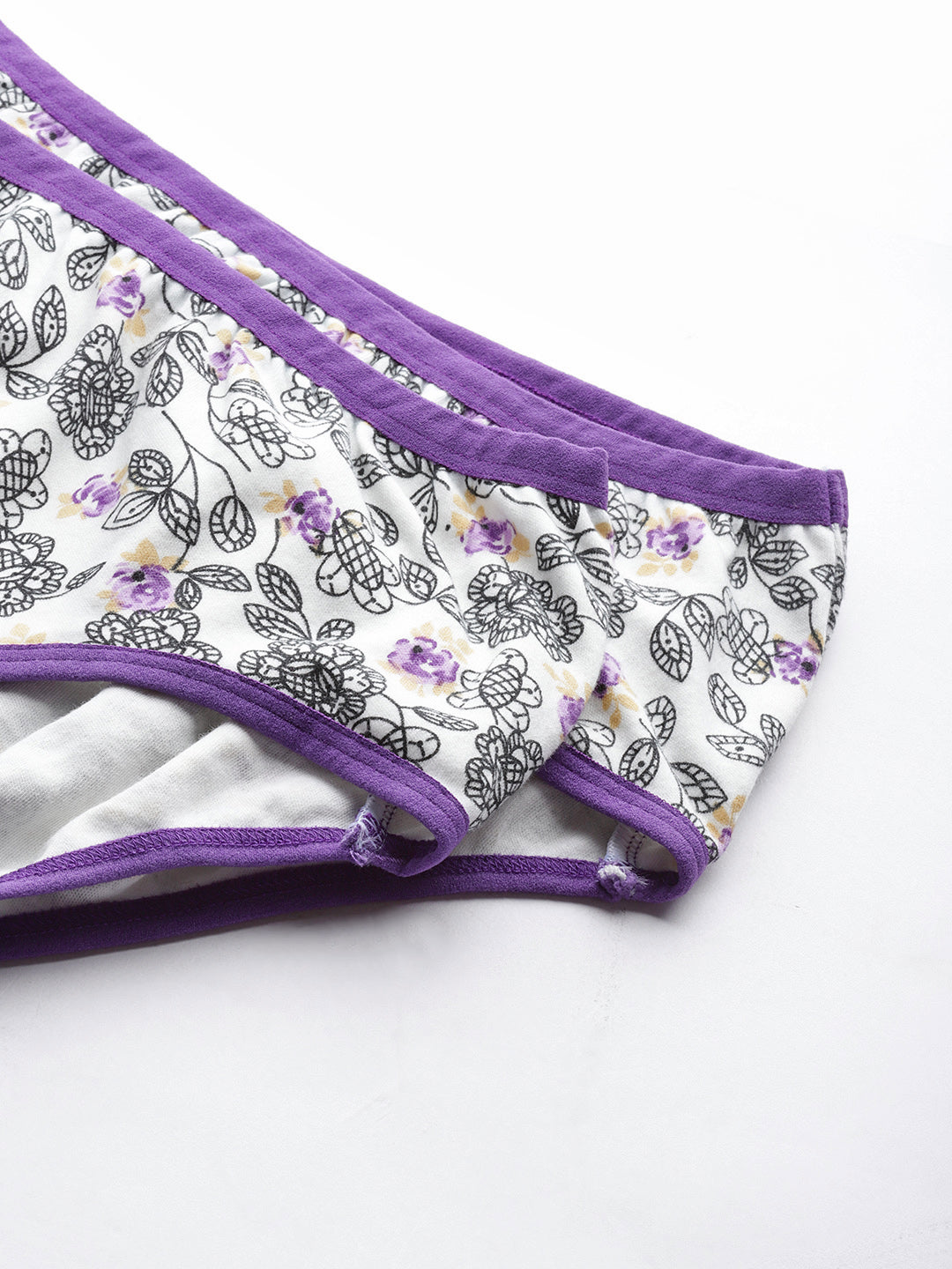 Floral Printed Hipster Briefs