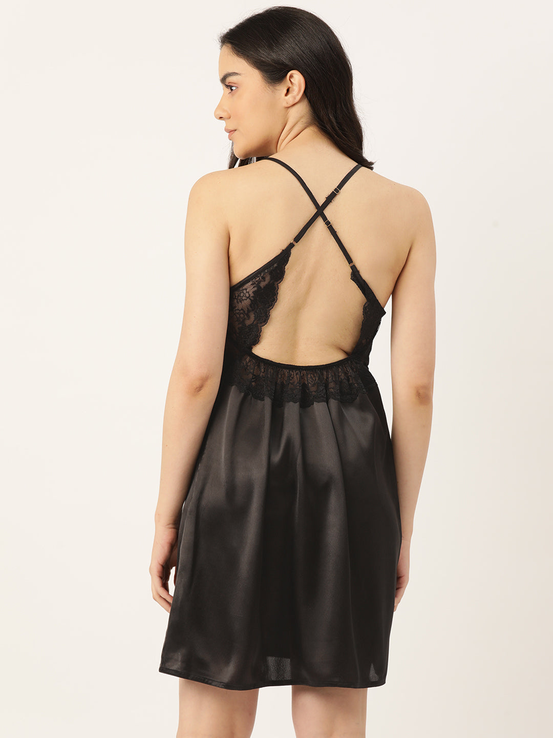 Ms.Lingies Nightwear/Nighty with Icy Silk Satin Fabric