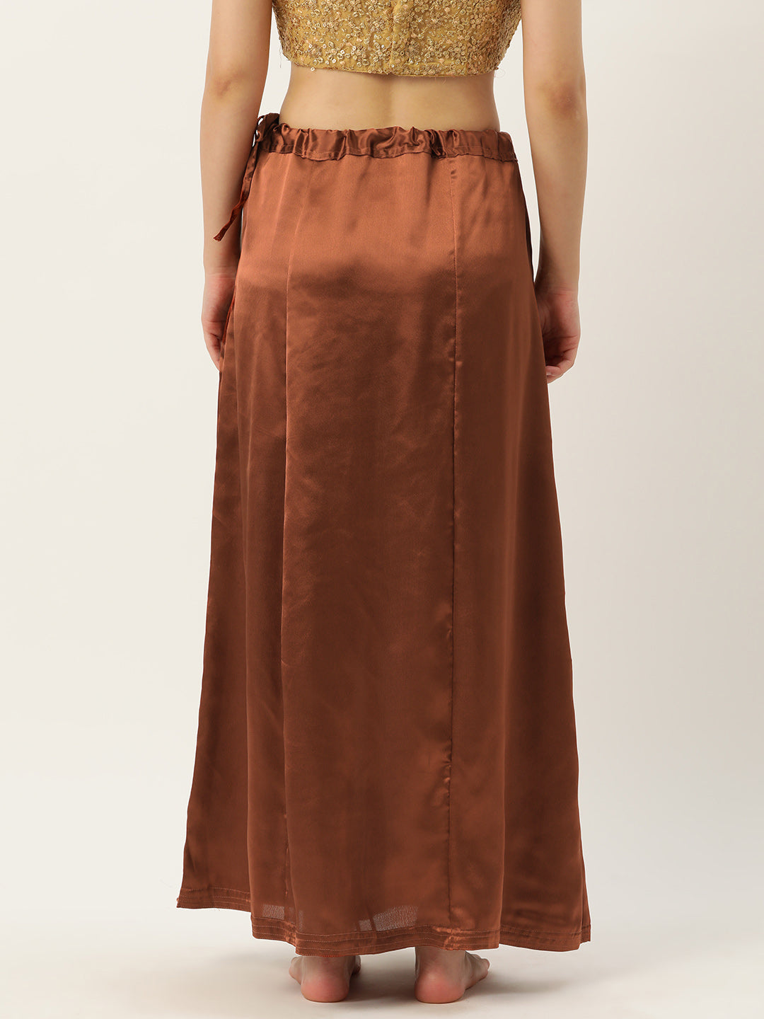 Women Saree Petticoat / Flared Shaper - Copper