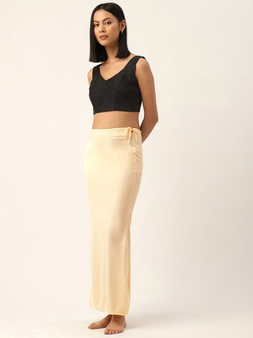 Women Skin Solid Saree Shapewear