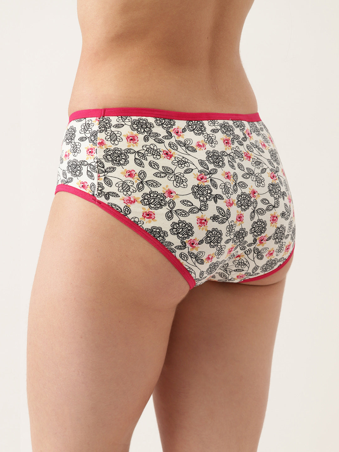 Floral Printed Hipster Briefs