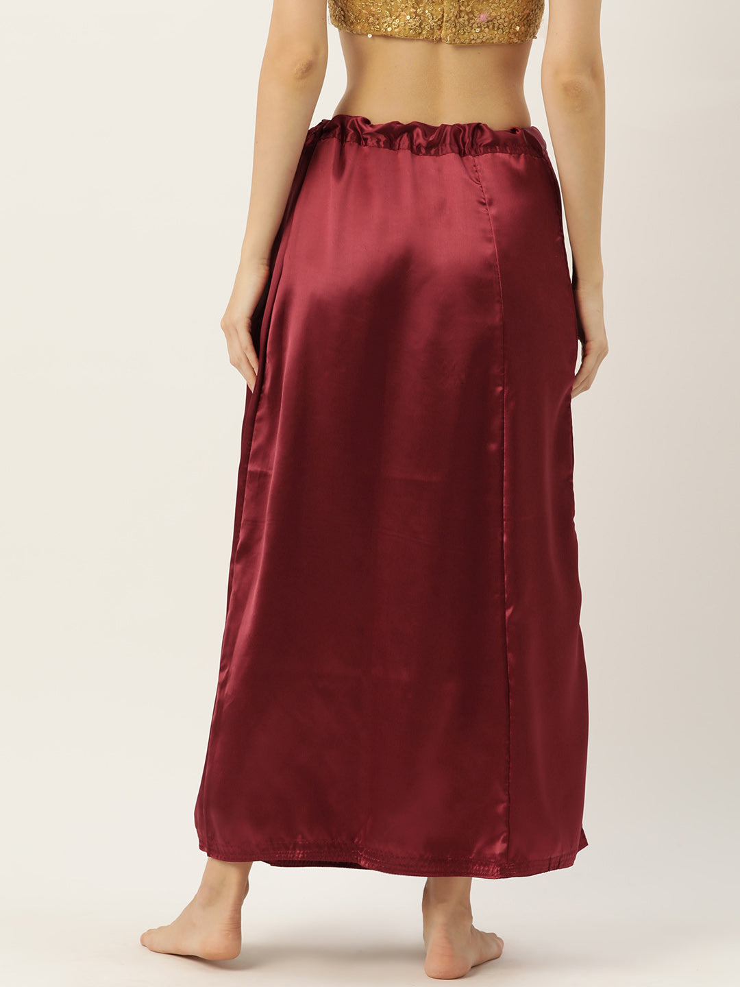 Women Saree Petticoat / Flared Shaper - Maroon