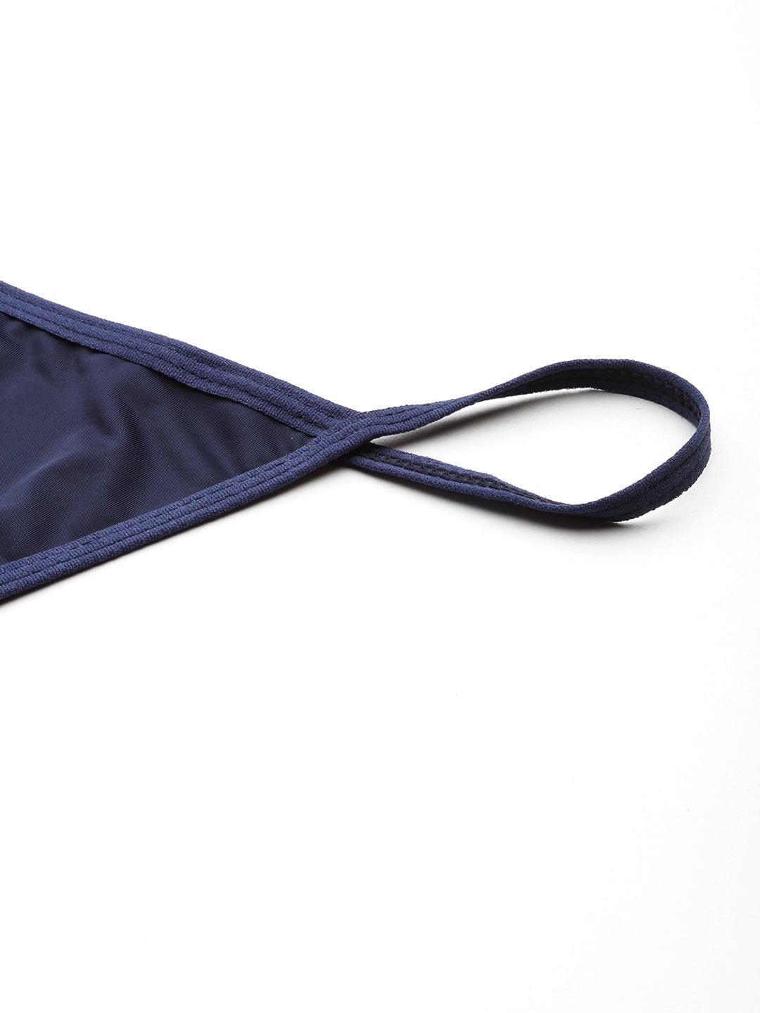 Ms.Lingies Blue Solid Finish Babydoll Lingerie/Nighty with Robe & matching Thong