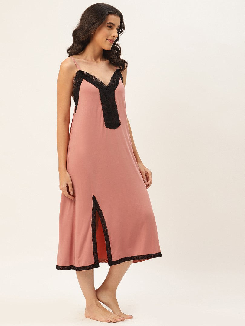 Peach Nightwear/nighty