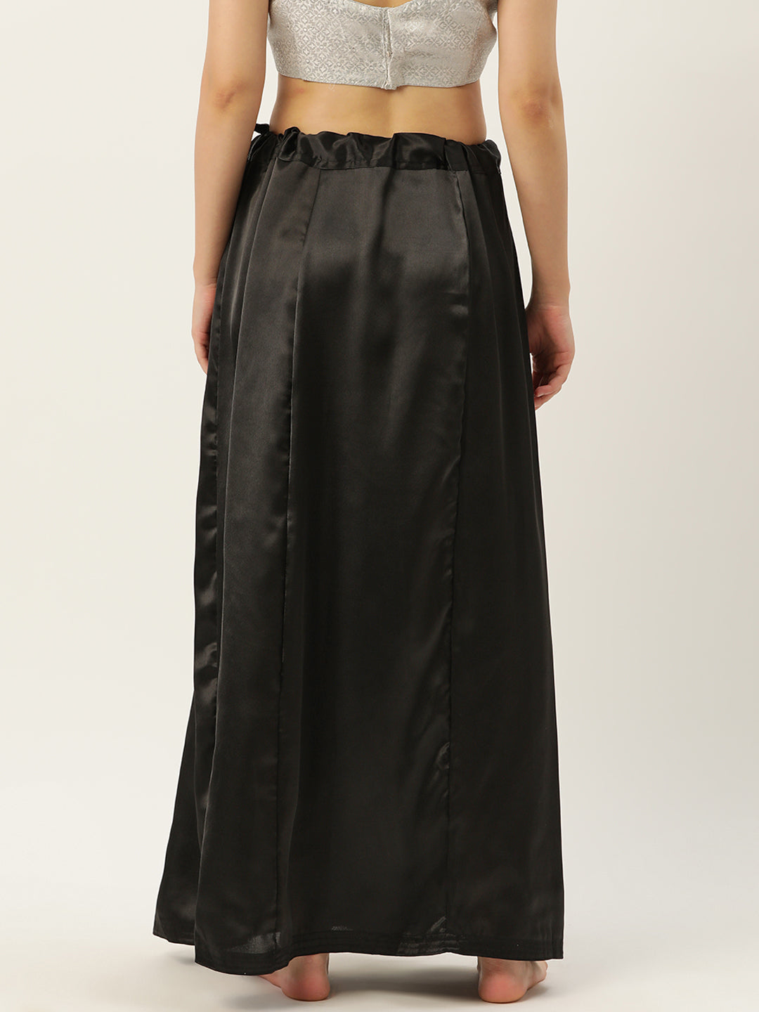 Women Saree Petticoat / Flared Shaper - Black
