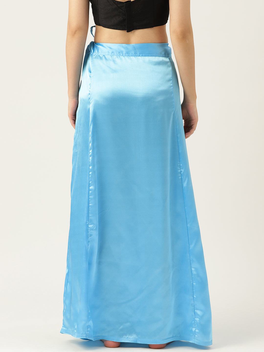 Women Saree Petticoat / Flared Shaper - Sky Blue