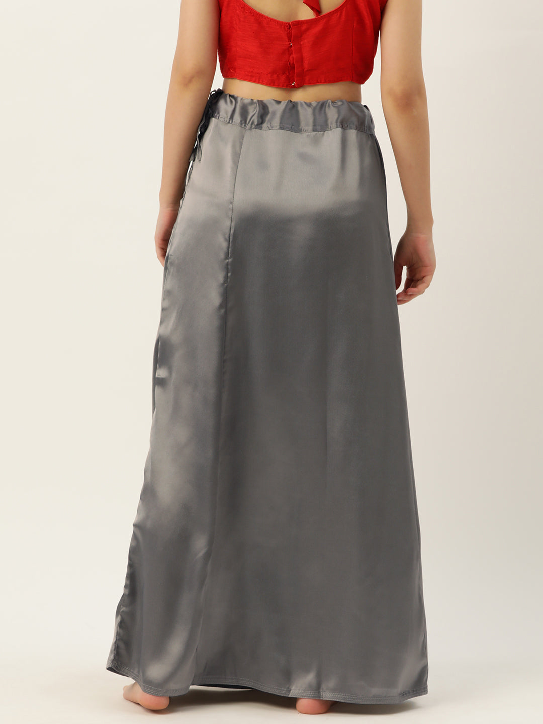 Women Saree Petticoat / Flared Shaper - Steel Grey