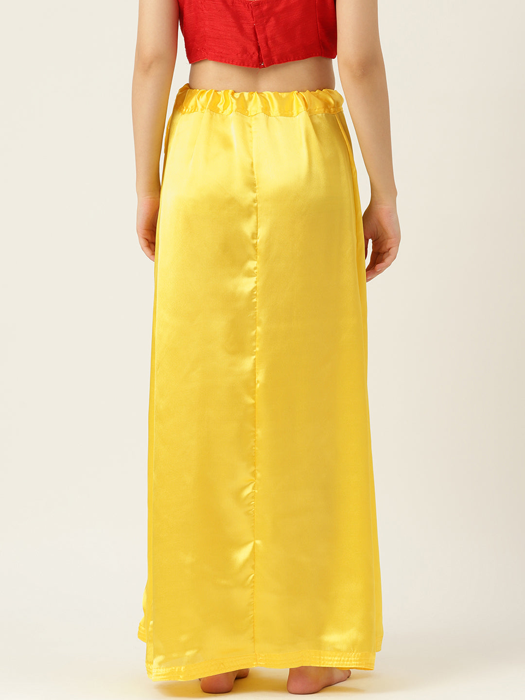 Women Saree Petticoat / Flared Shaper - Bright Yellow