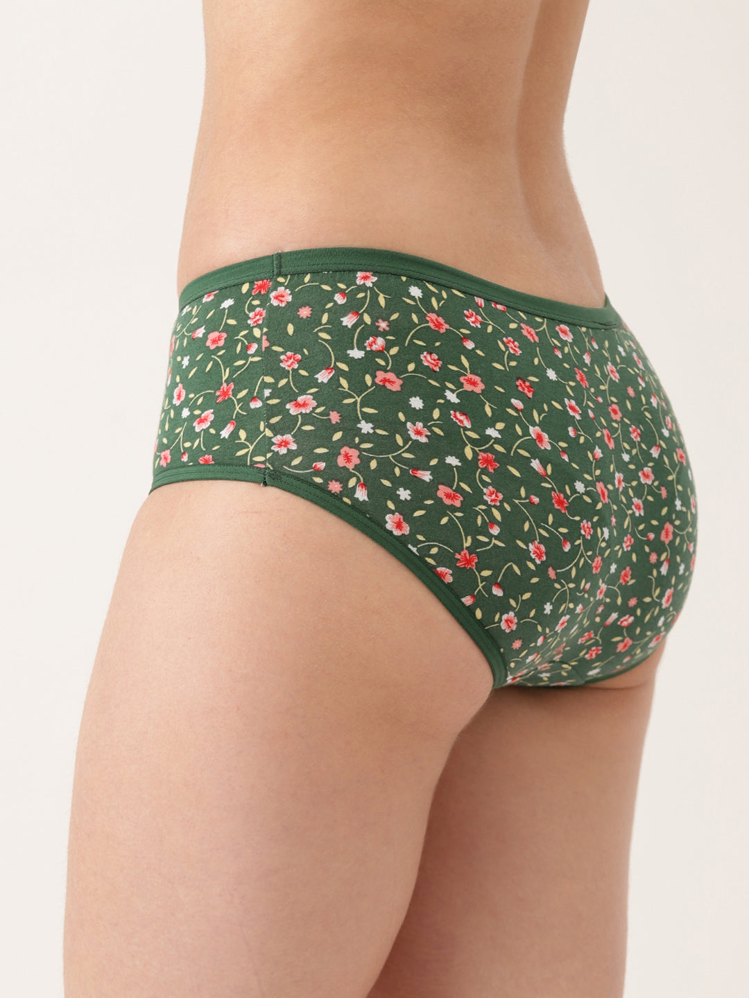 Floral Printed Hipster Briefs