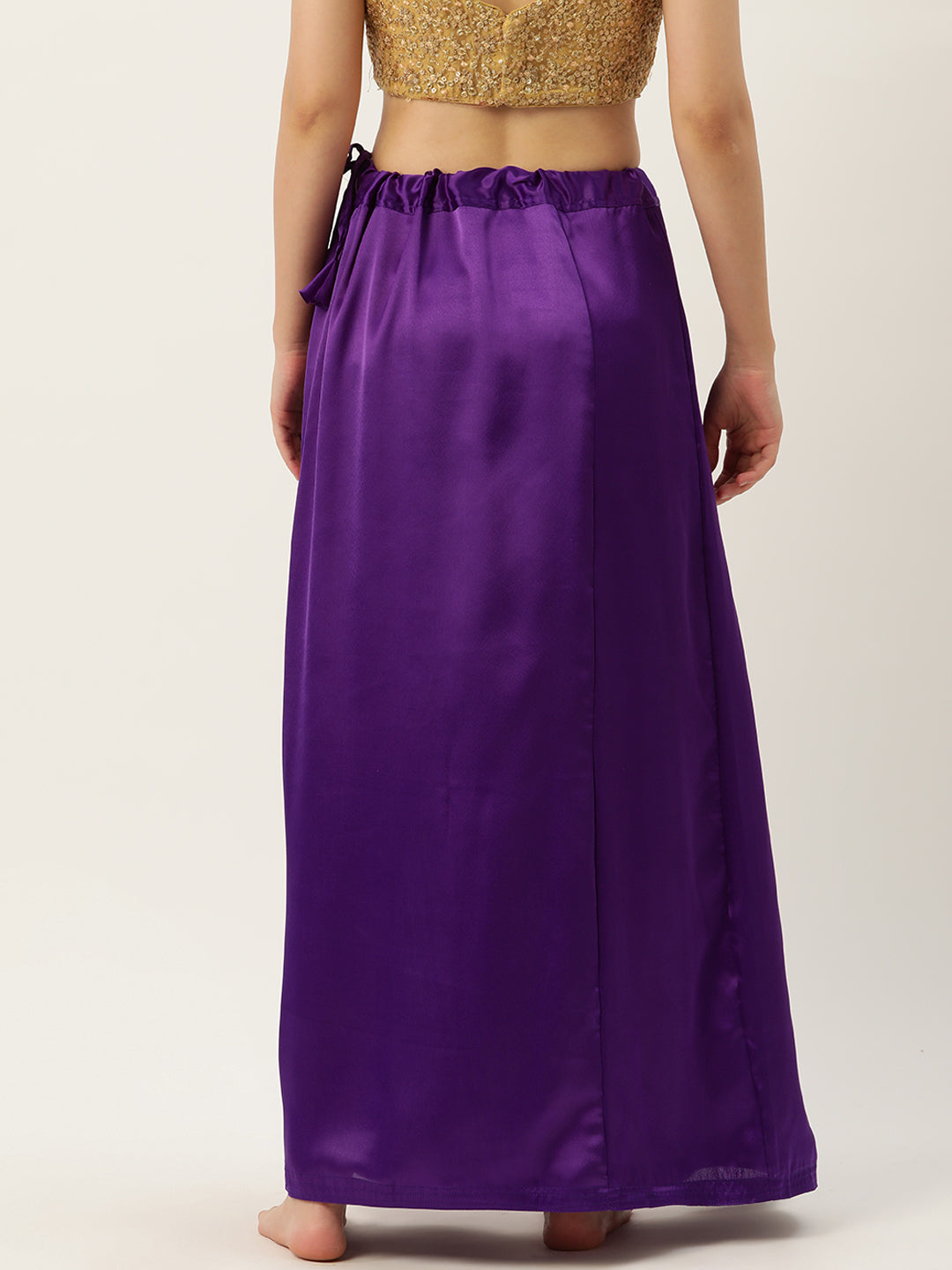 Women Saree Petticoat / Flared Shaper - Violet