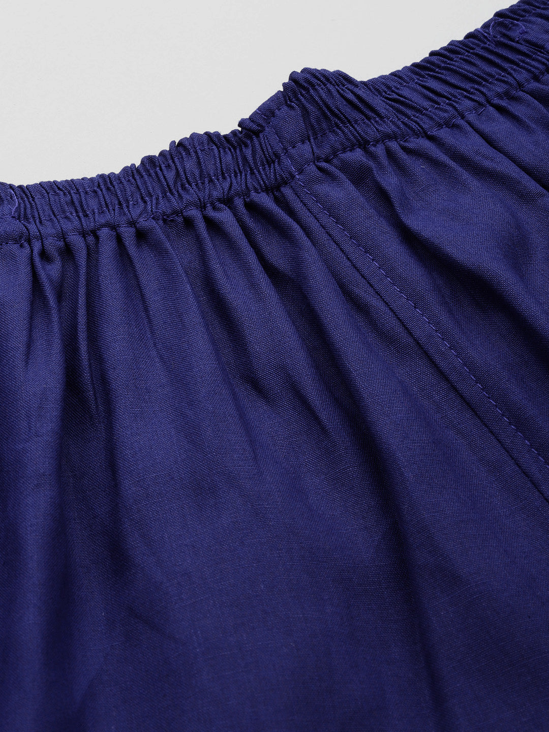 Women Pure Cotton Kurti Pant - Royal Blue
