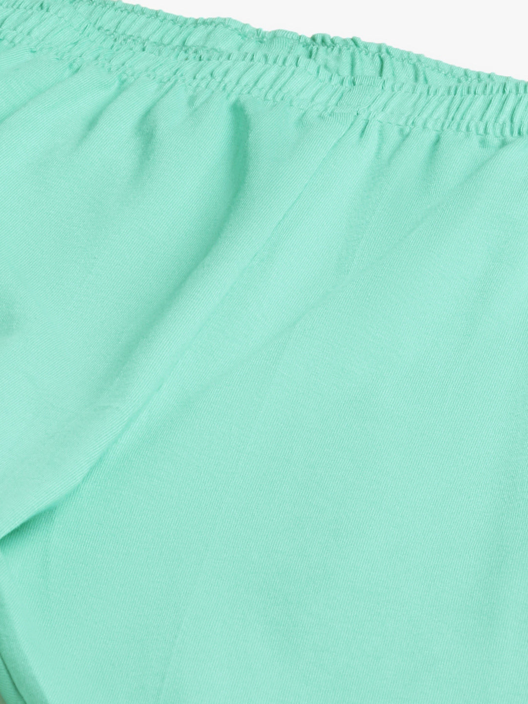 Women Pista Green Churidar-Length Leggings