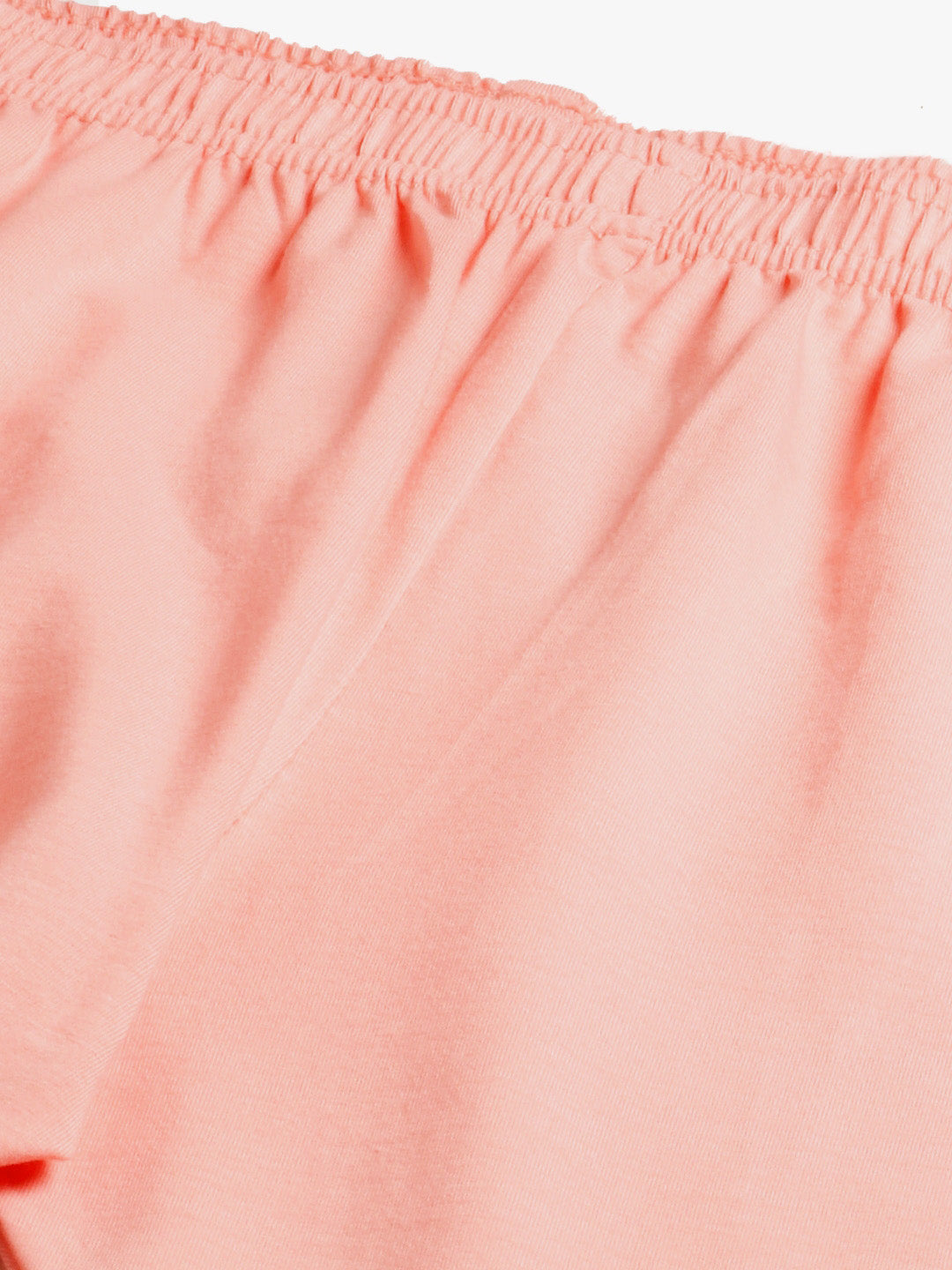 Women Light Peach Ankle-Length Leggings