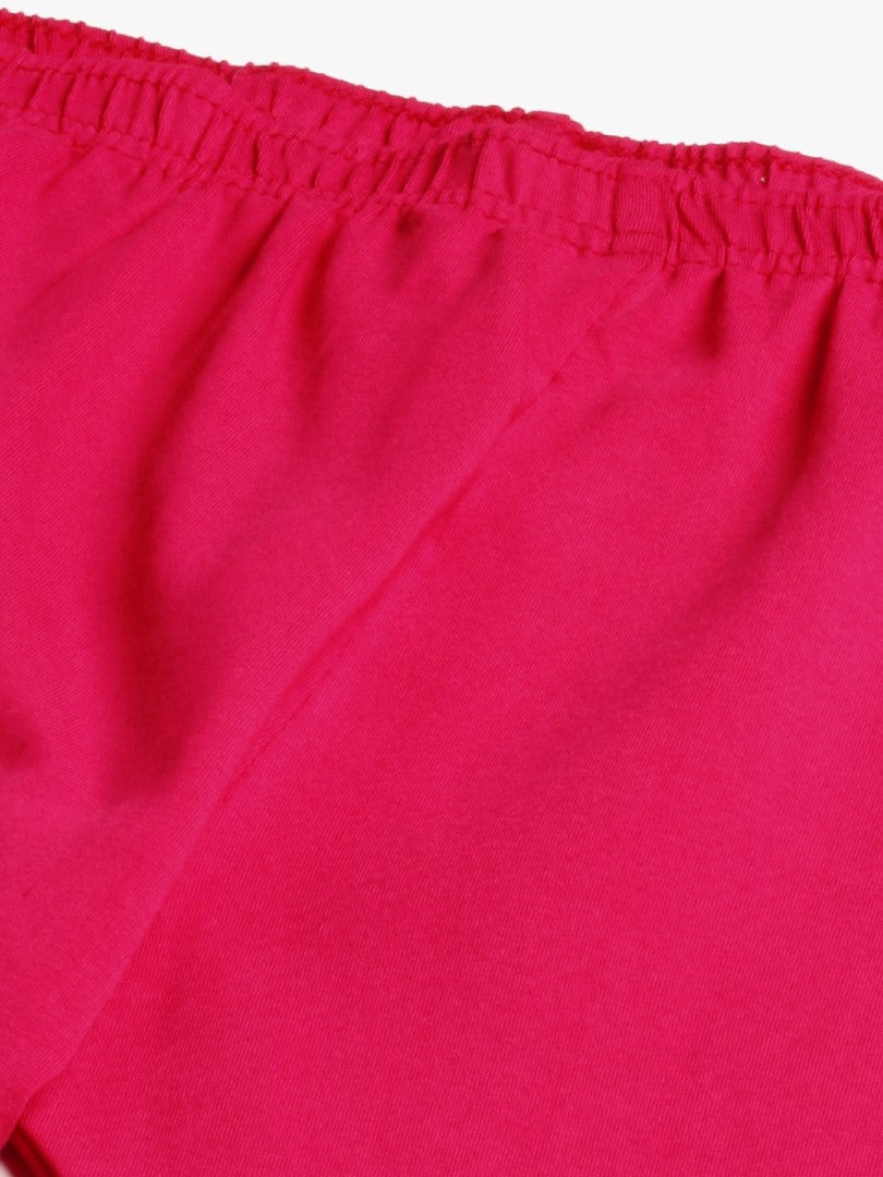 Women Dark Pink Ankle-Length Leggings