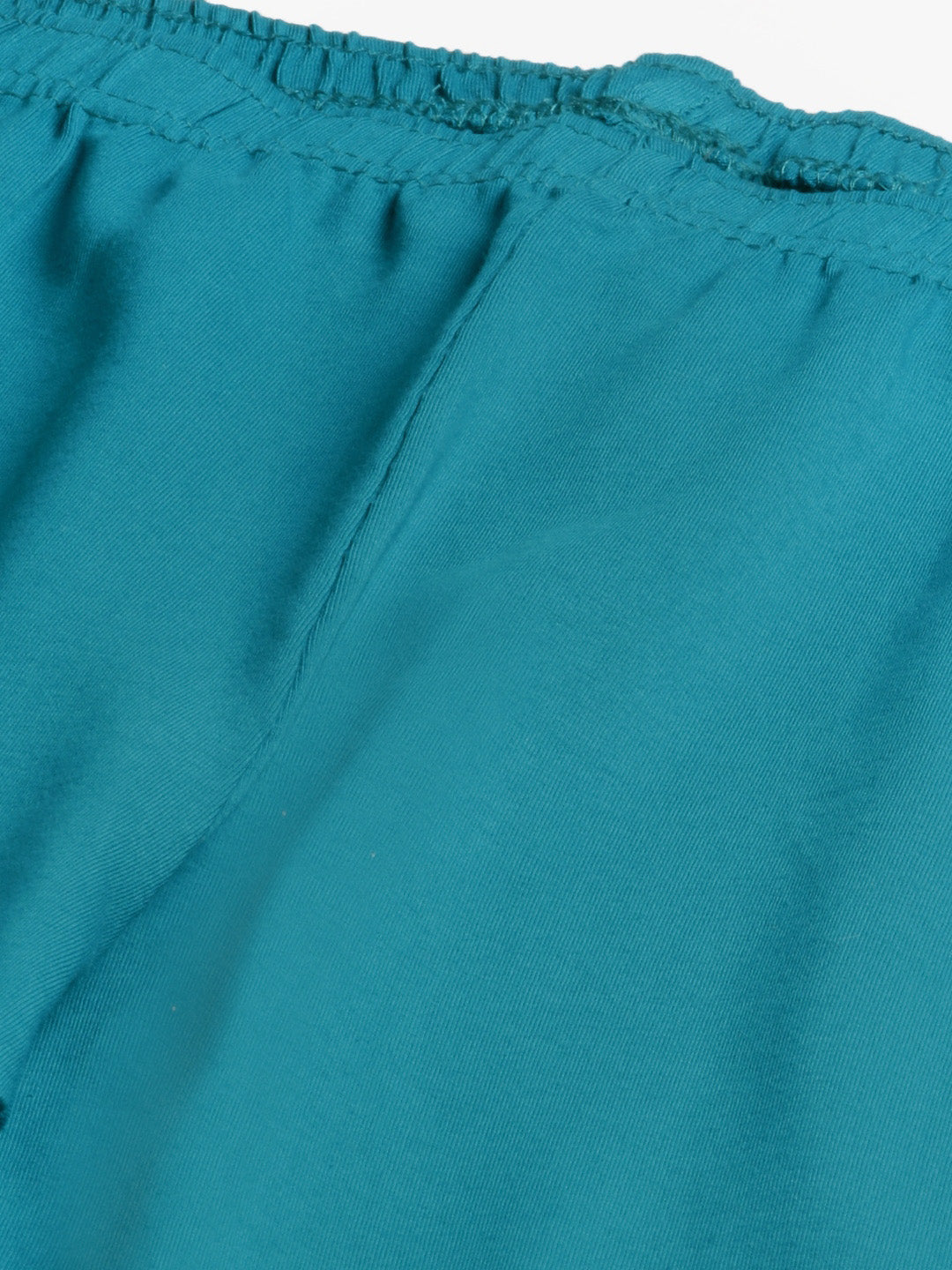 Women Rama Green Churidar-Length Leggings