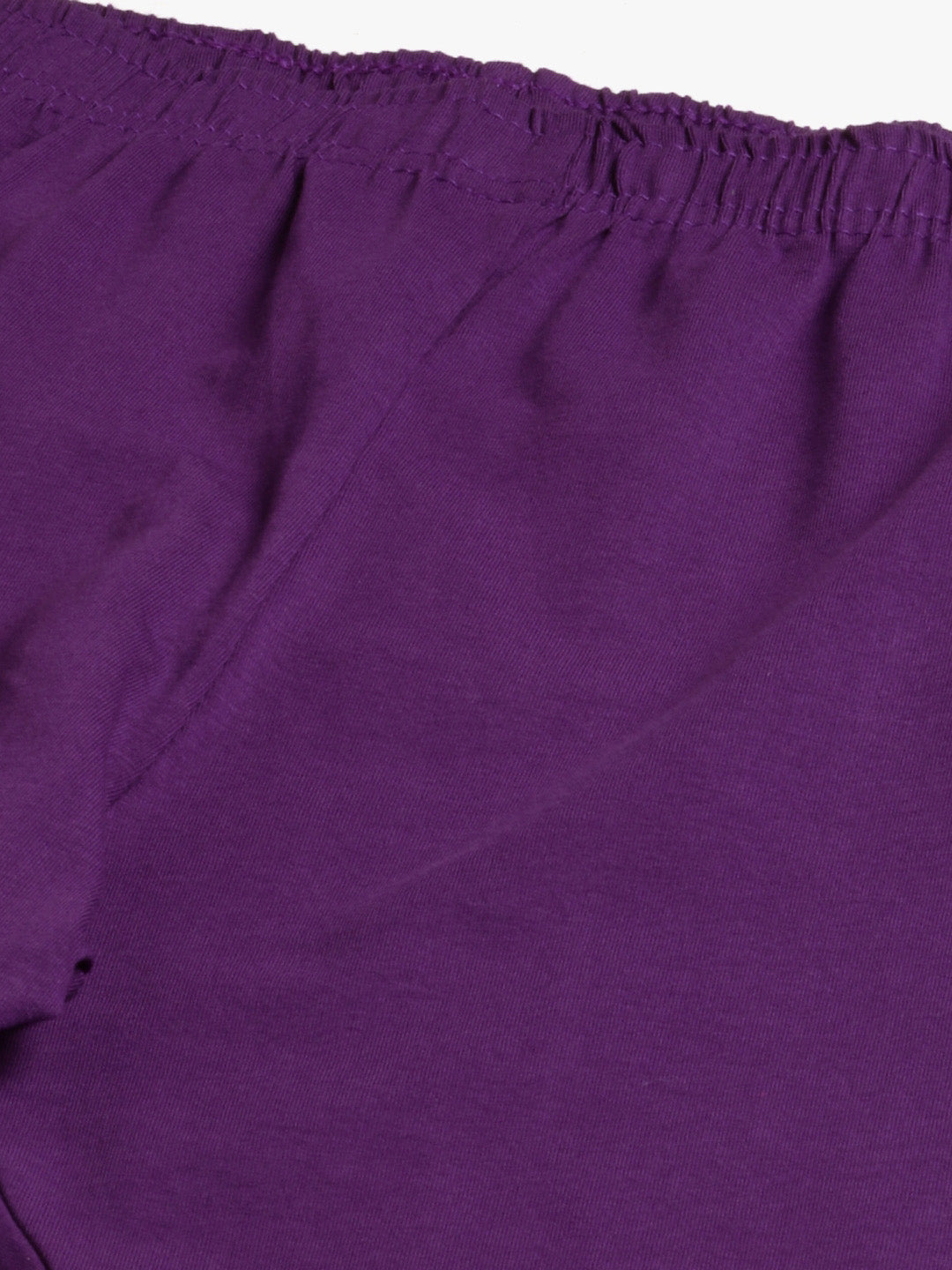 Women Purple Churidar-Length Leggings