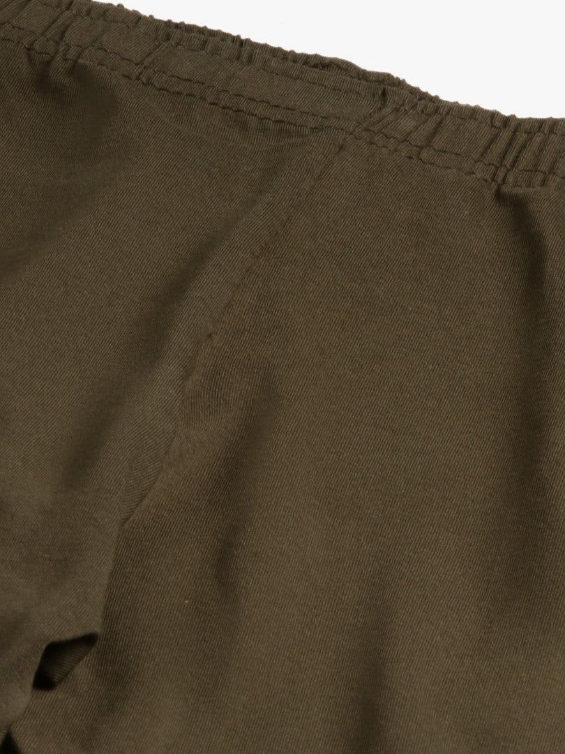 Women Dark Green Churidar-Length Leggings