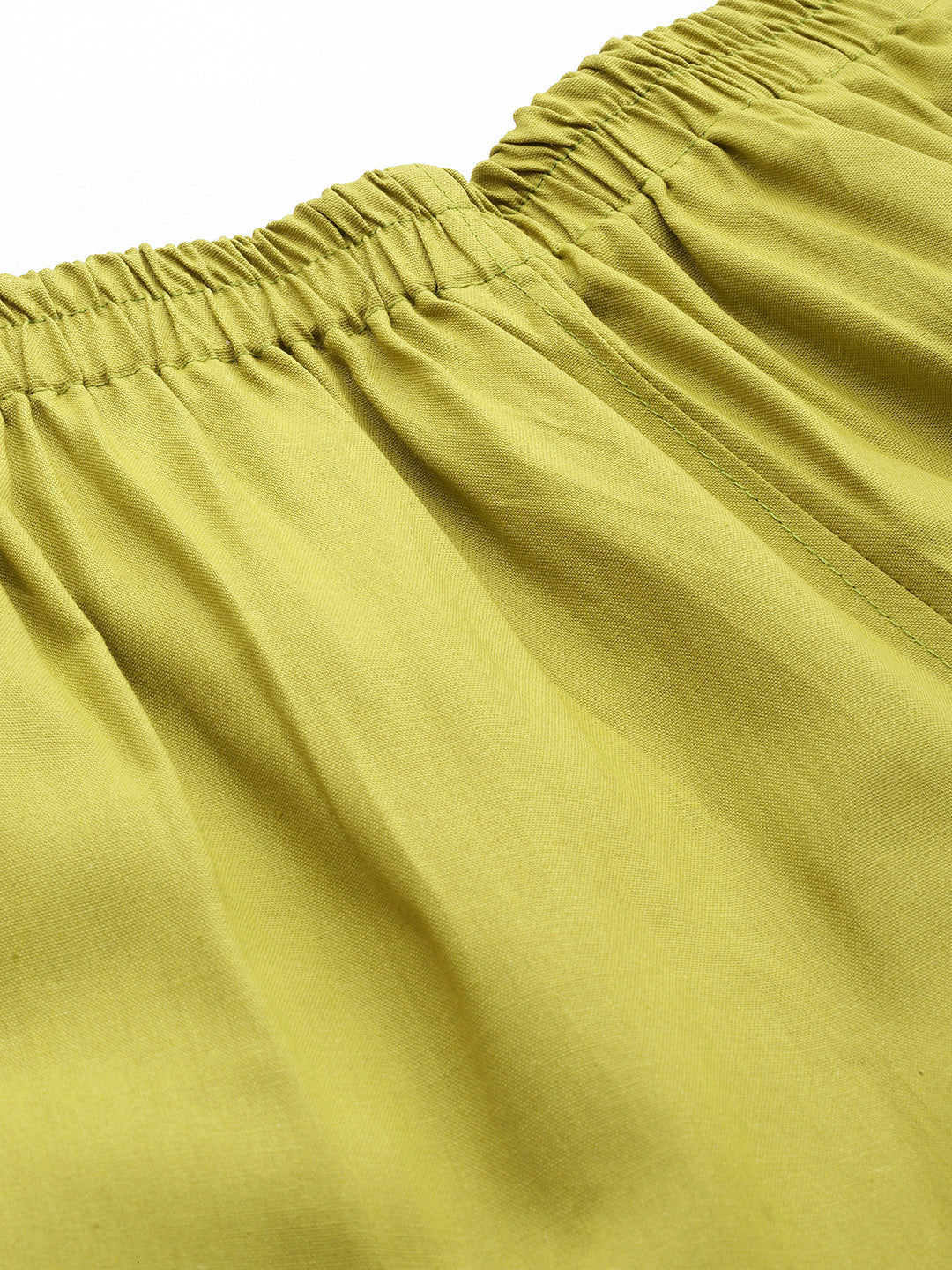 Women Pure Cotton Kurti Pant - Mehandi