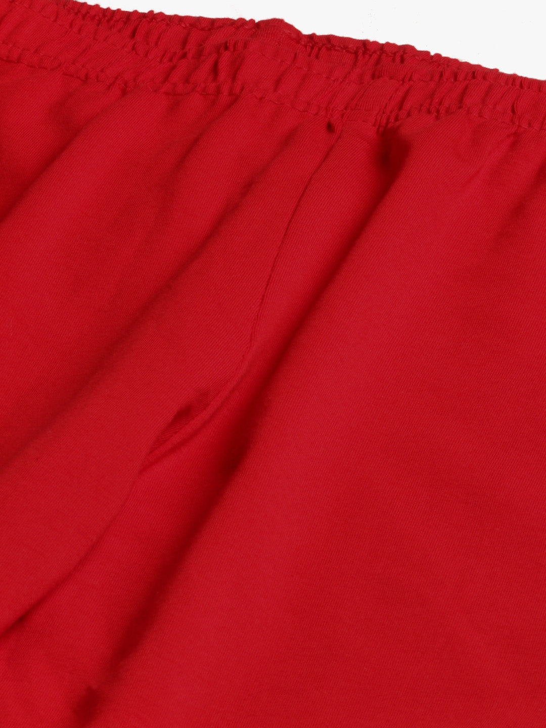 Women Red Churidar-Length Leggings