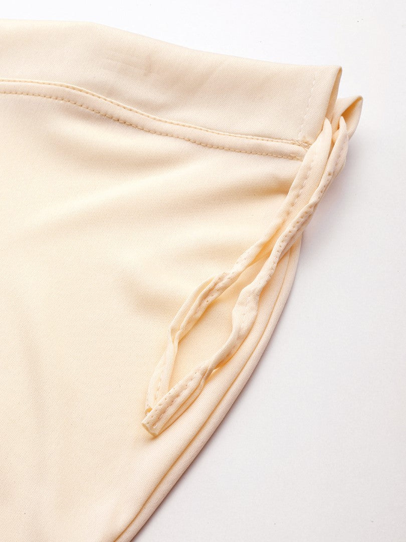 Women Skin Solid Saree Shapewear